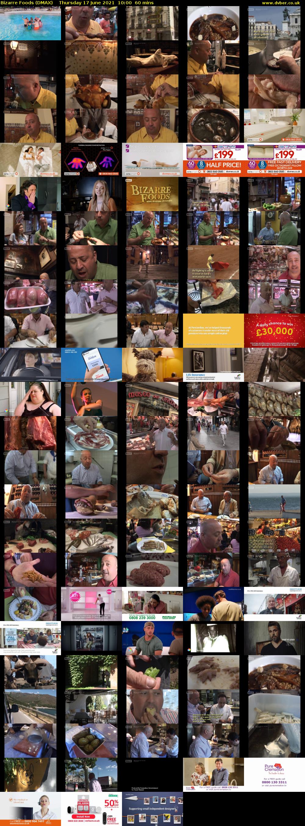 Bizarre Foods (DMAX) Thursday 17 June 2021 10:00 - 11:00