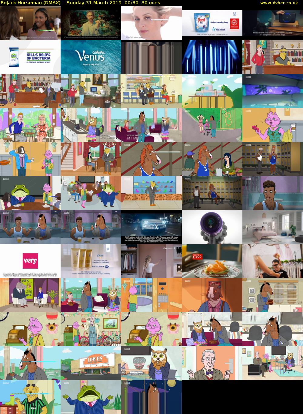 BoJack Horseman (DMAX) Sunday 31 March 2019 00:30 - 02:00
