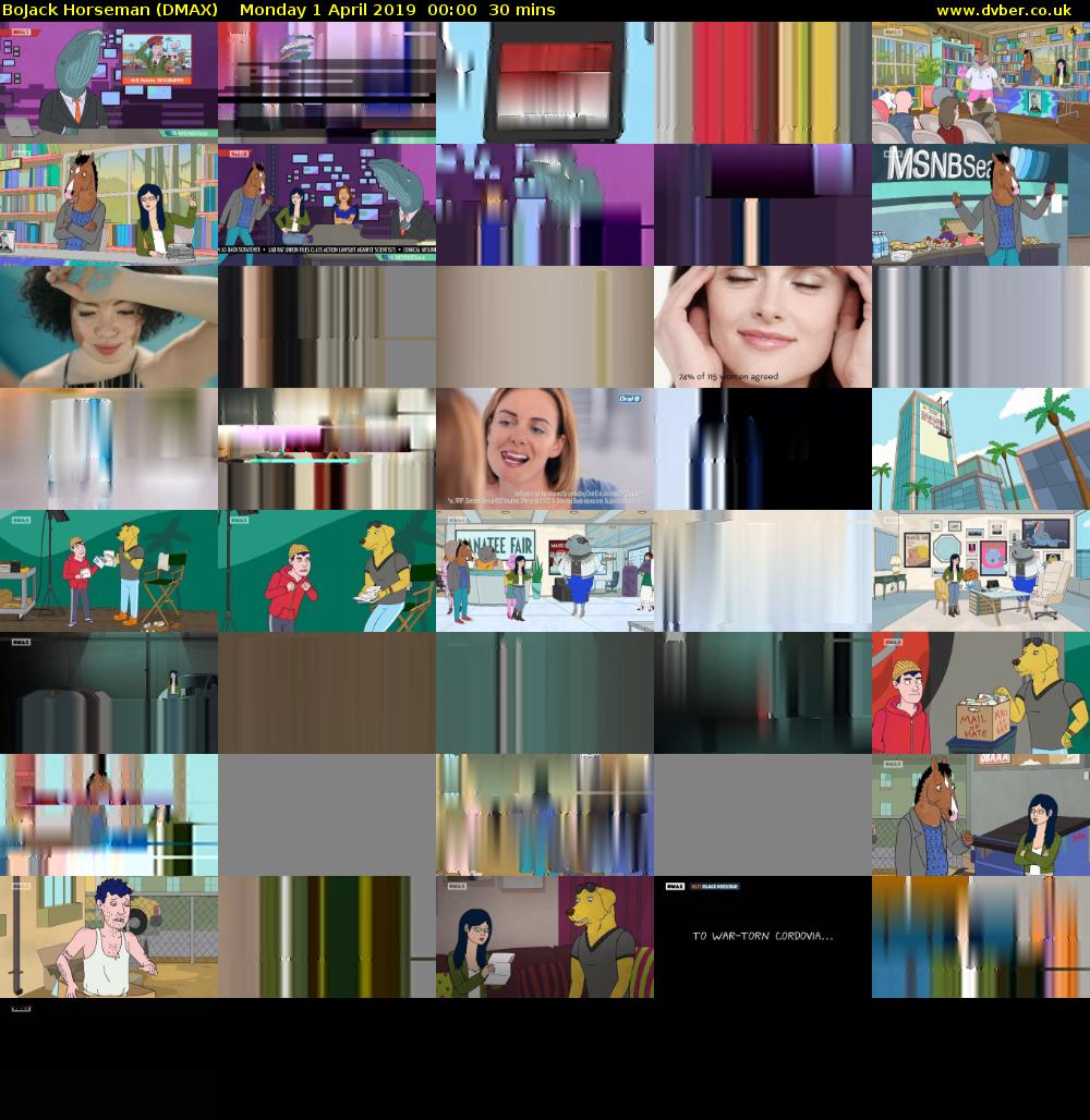 BoJack Horseman (DMAX) Monday 1 April 2019 00:00 - 00:30