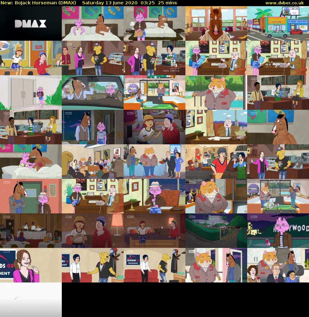BoJack Horseman (DMAX) Saturday 13 June 2020 03:25 - 03:50