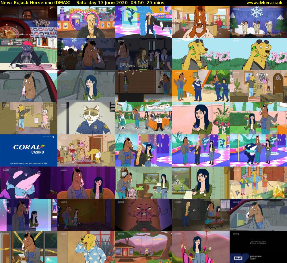 BoJack Horseman (DMAX) Saturday 13 June 2020 03:50 - 04:15