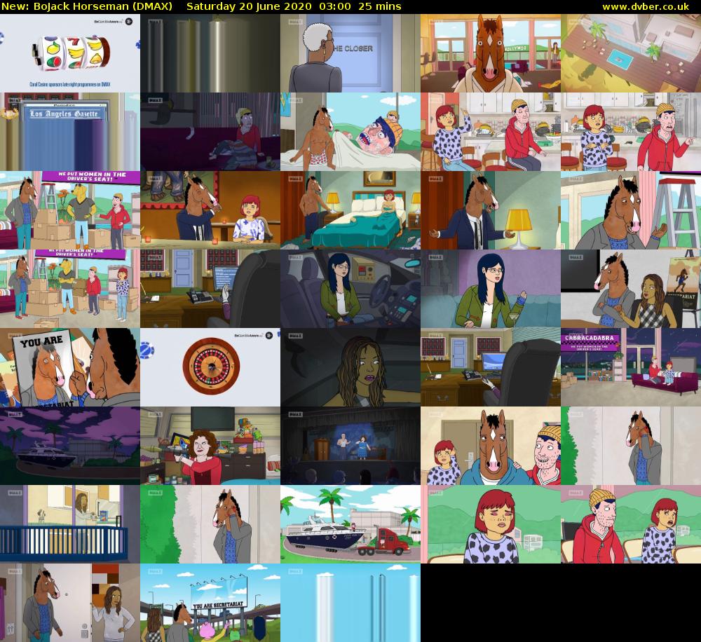 BoJack Horseman (DMAX) Saturday 20 June 2020 03:00 - 03:25