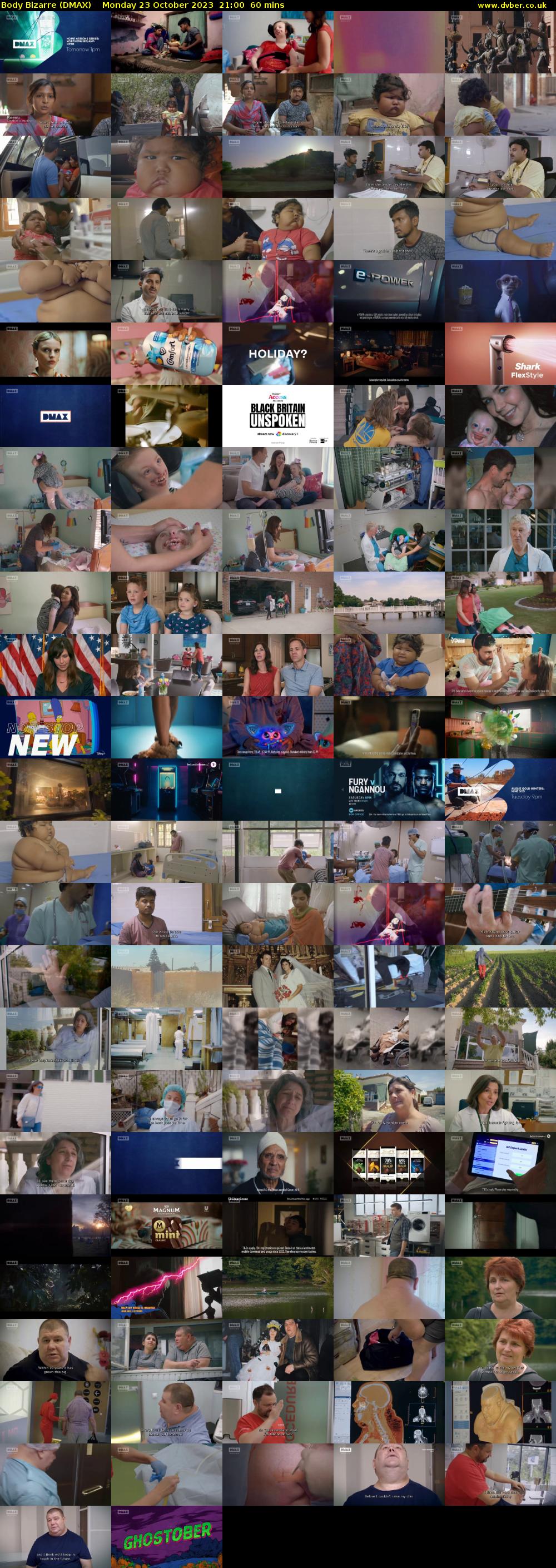 Body Bizarre (DMAX) Monday 23 October 2023 21:00 - 22:00