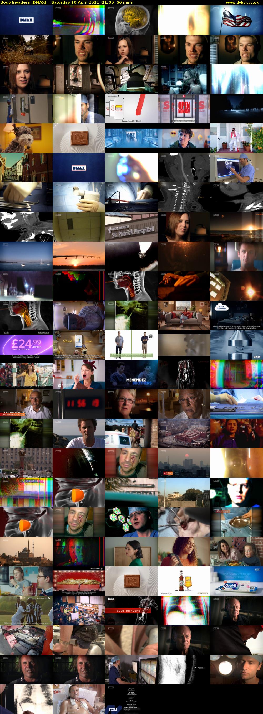 Body Invaders (DMAX) Saturday 10 April 2021 21:00 - 22:00