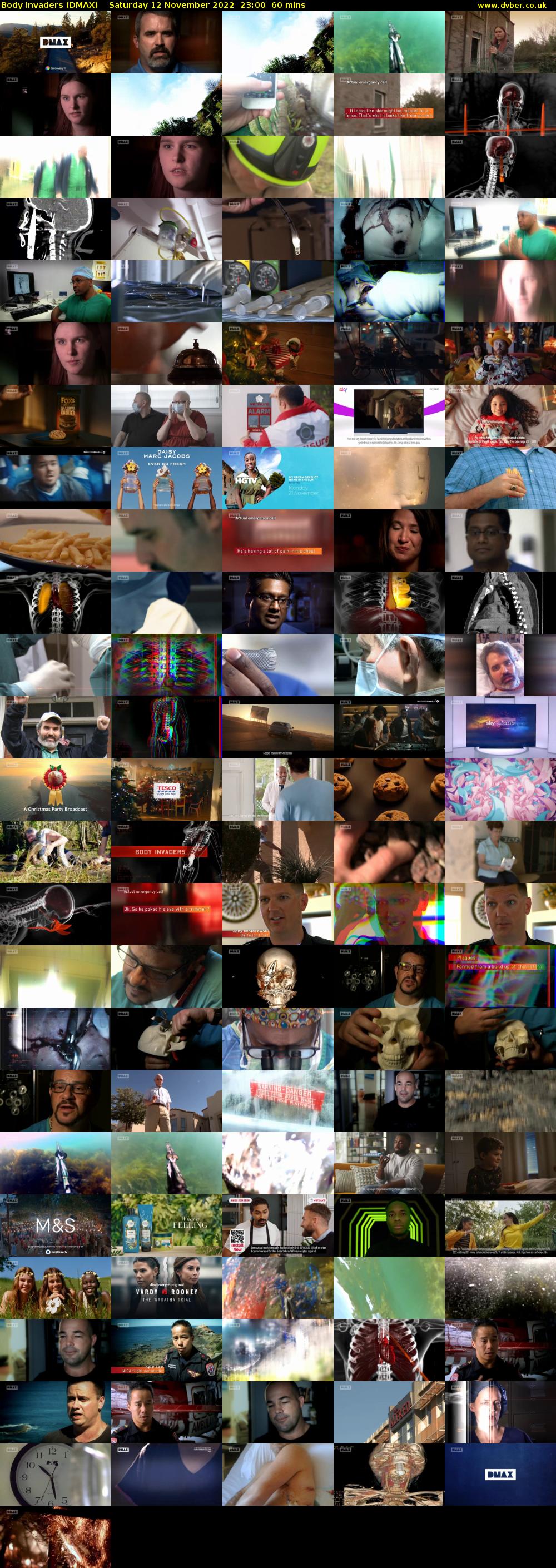 Body Invaders (DMAX) Saturday 12 November 2022 23:00 - 00:00