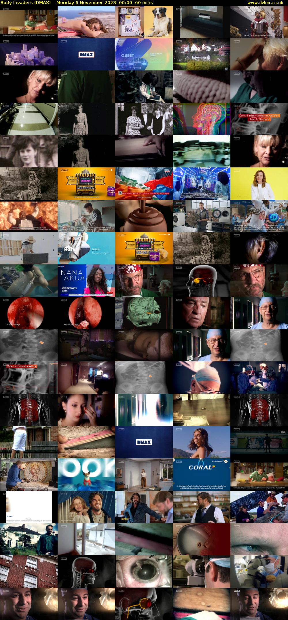 Body Invaders (DMAX) Monday 6 November 2023 00:00 - 01:00
