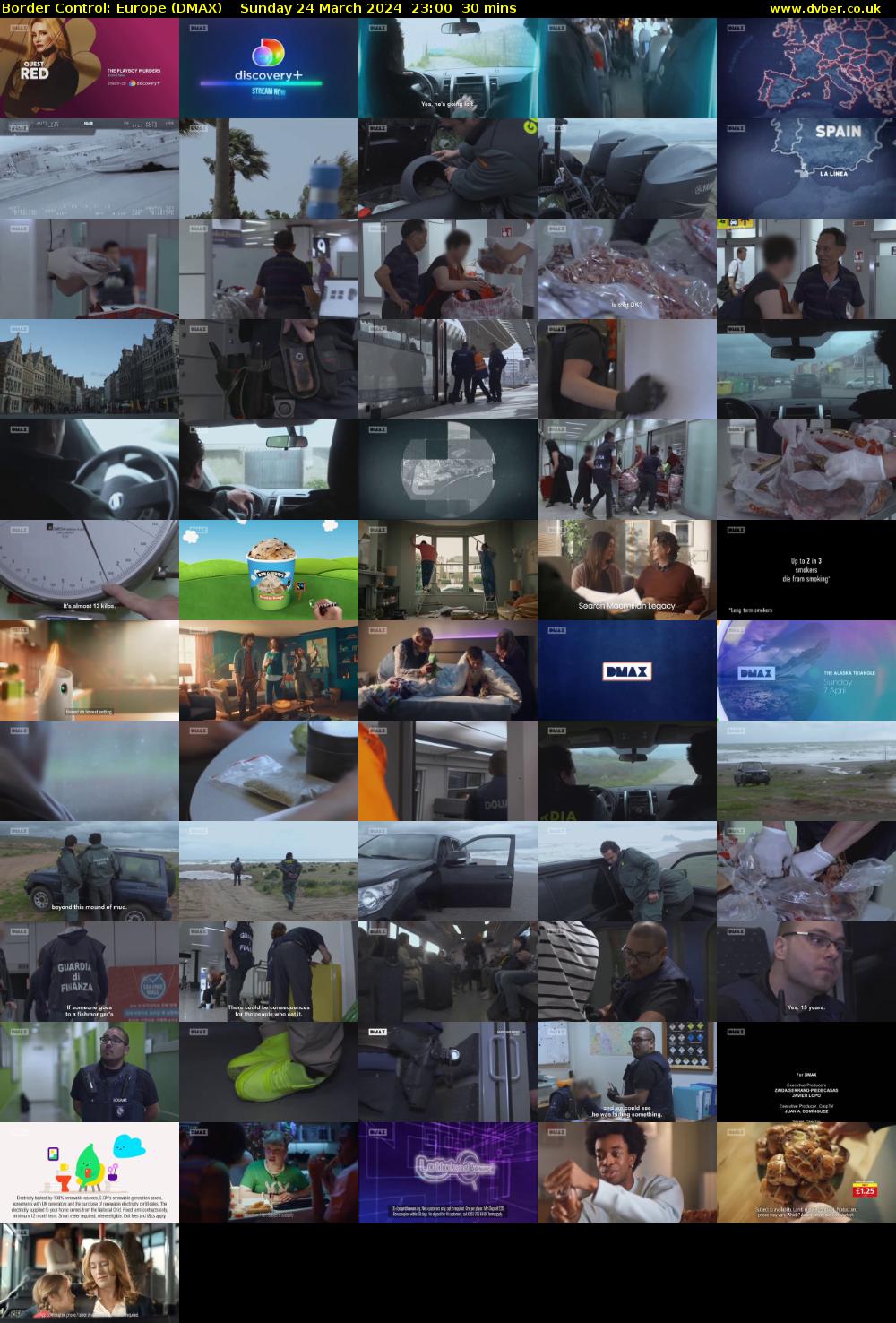 Border Control: Europe (DMAX) Sunday 24 March 2024 23:00 - 23:30