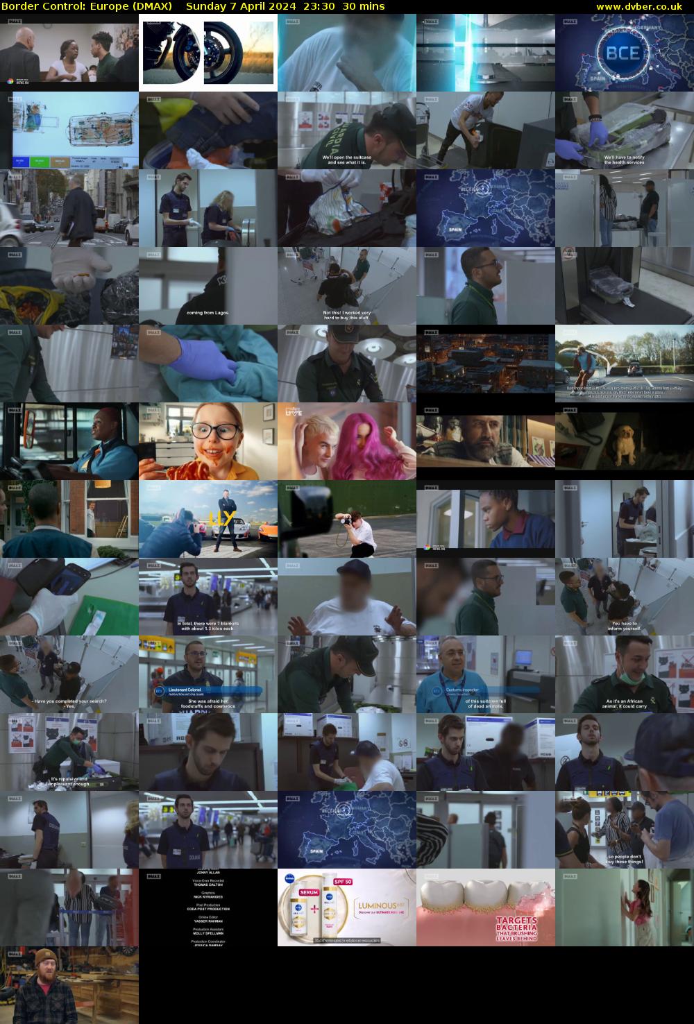 Border Control: Europe (DMAX) Sunday 7 April 2024 23:30 - 00:00
