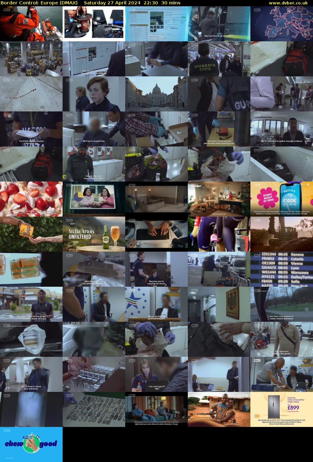 Border Control: Europe (DMAX) Saturday 27 April 2024 22:30 - 23:00