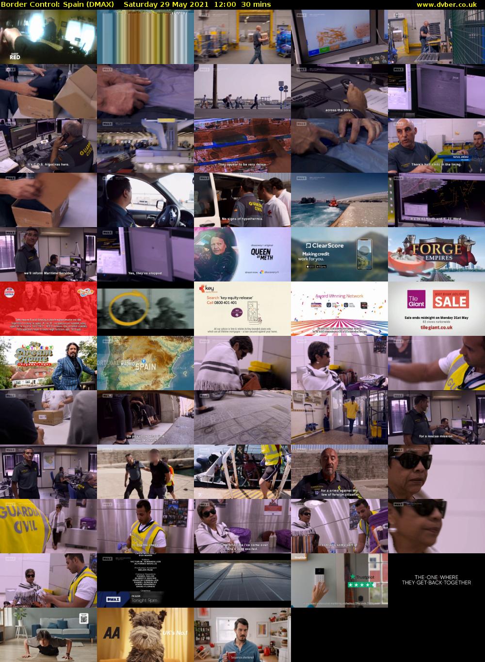 Border Control: Spain (DMAX) Saturday 29 May 2021 12:00 - 12:30