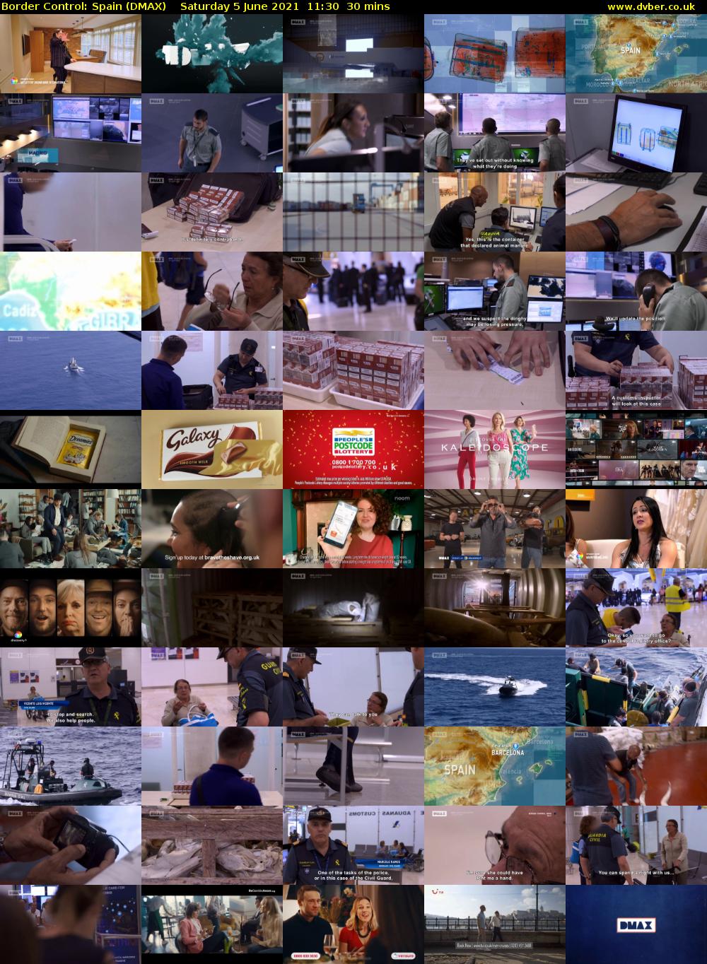 Border Control: Spain (DMAX) Saturday 5 June 2021 11:30 - 12:00