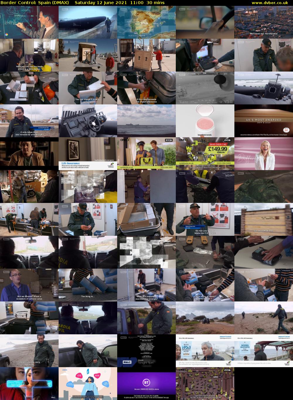Border Control: Spain (DMAX) Saturday 12 June 2021 11:00 - 11:30