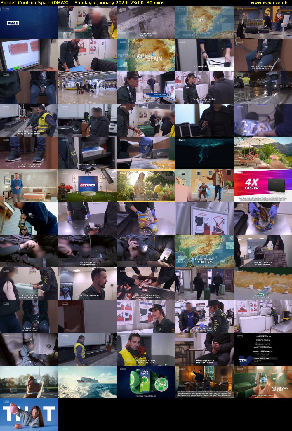 Border Control: Spain (DMAX) Sunday 7 January 2024 23:00 - 23:30