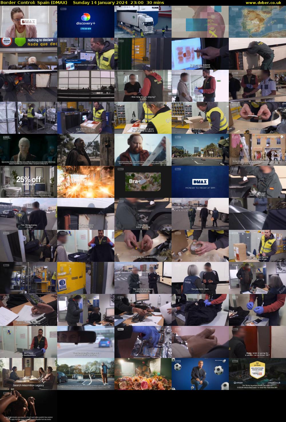 Border Control: Spain (DMAX) Sunday 14 January 2024 23:00 - 23:30