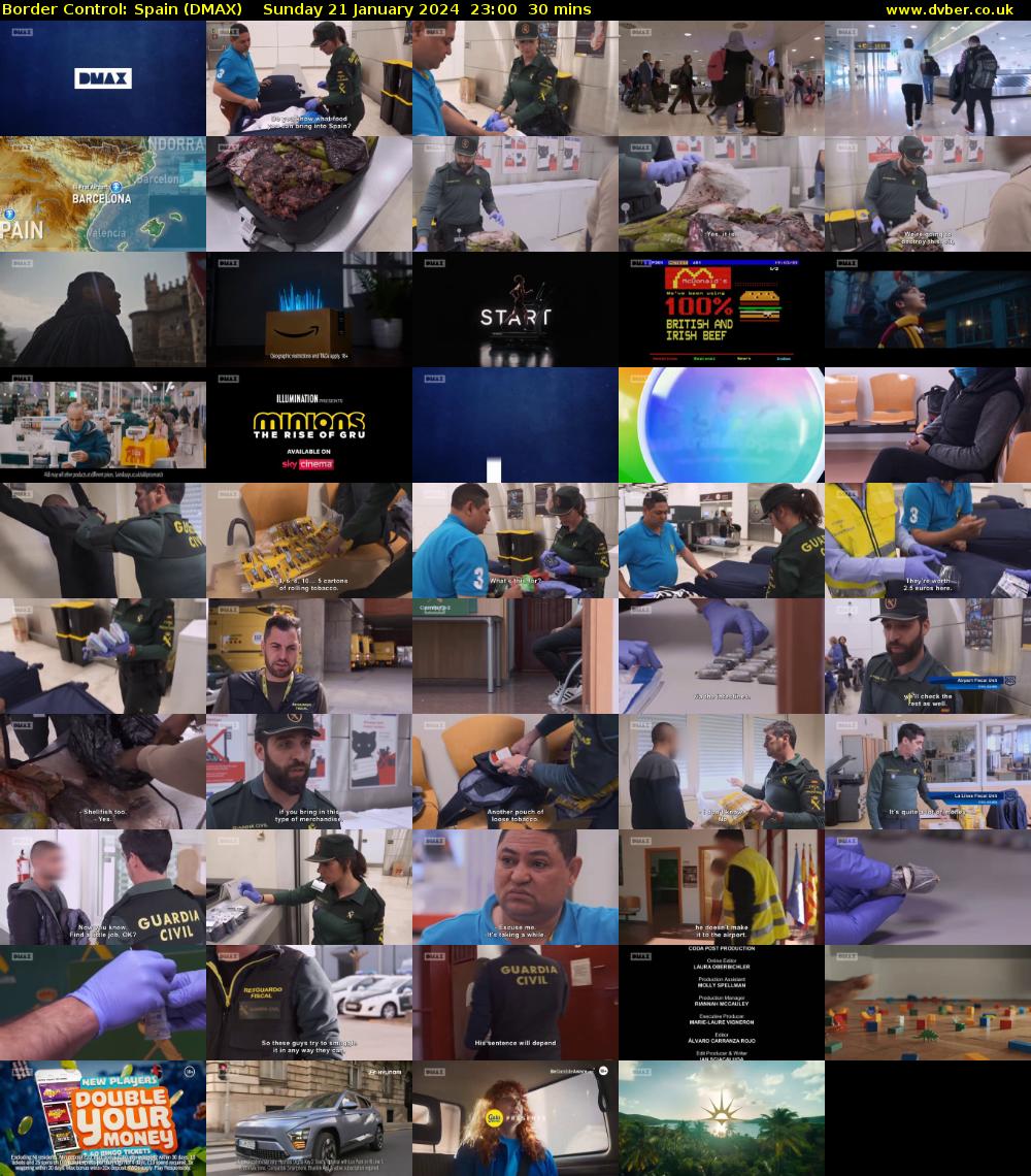 Border Control: Spain (DMAX) Sunday 21 January 2024 23:00 - 23:30