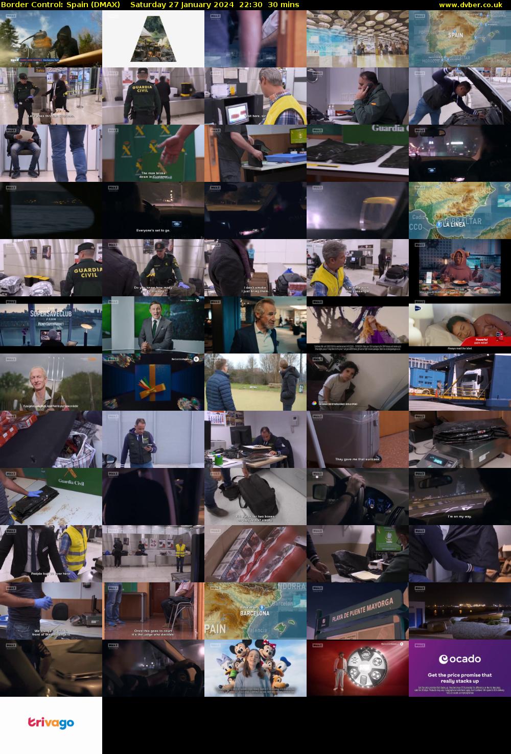 Border Control: Spain (DMAX) Saturday 27 January 2024 22:30 - 23:00
