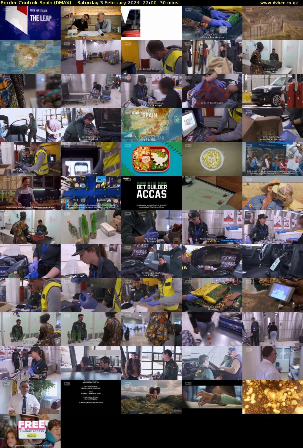 Border Control: Spain (DMAX) Saturday 3 February 2024 22:00 - 22:30