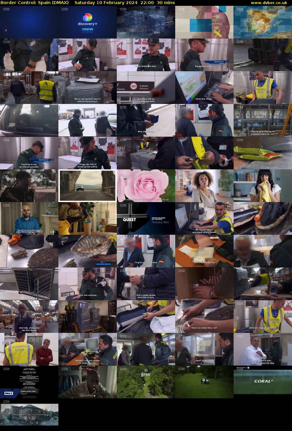 Border Control: Spain (DMAX) Saturday 10 February 2024 22:00 - 22:30