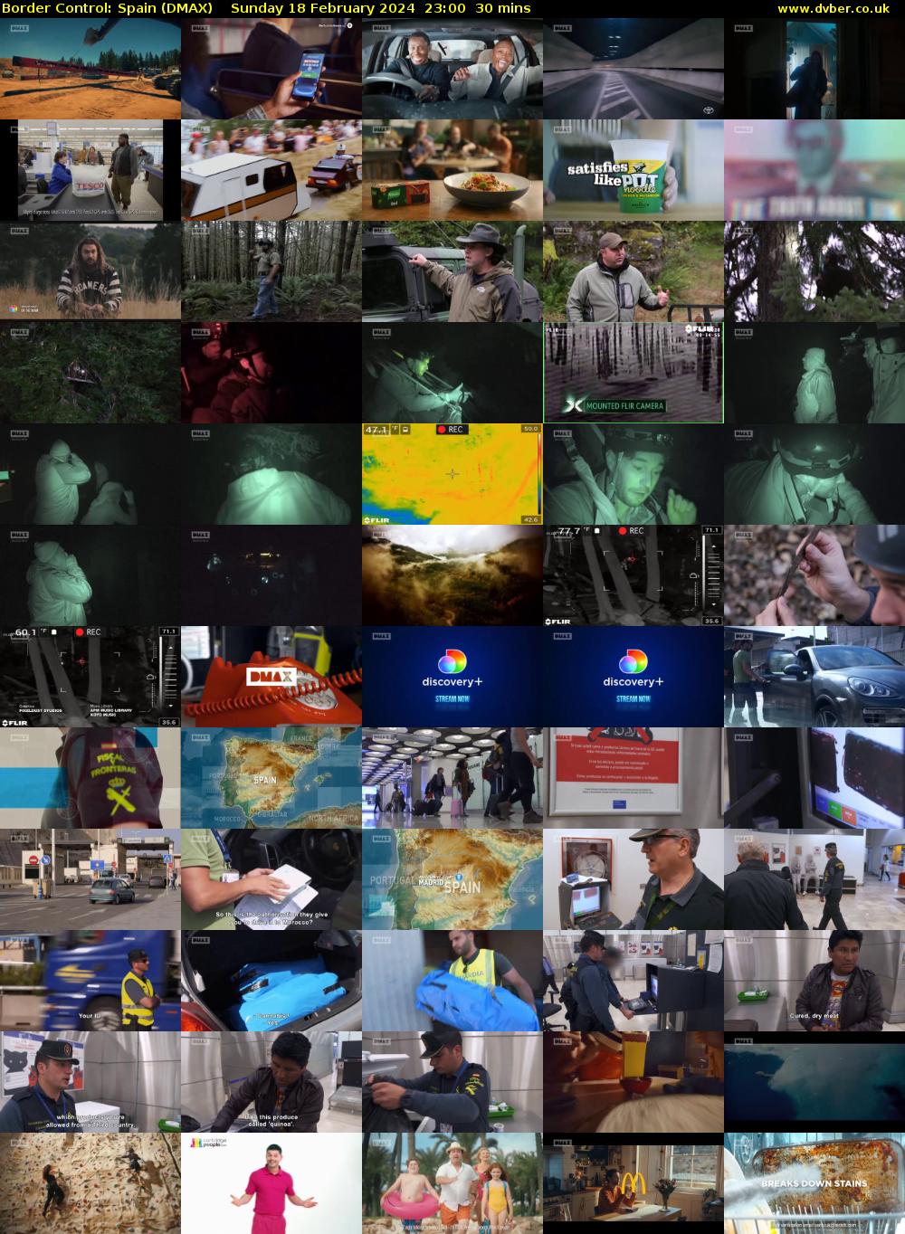 Border Control: Spain (DMAX) Sunday 18 February 2024 23:00 - 23:30