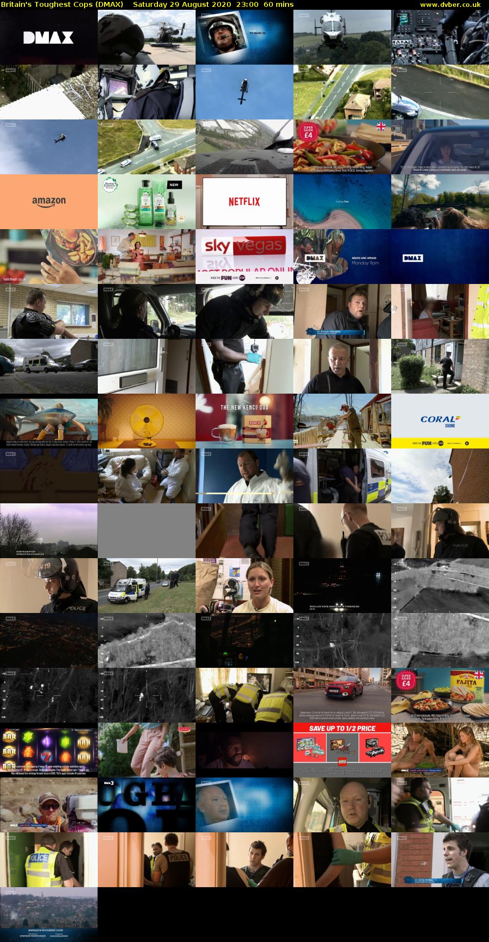 Britain's Toughest Cops (DMAX) Saturday 29 August 2020 23:00 - 00:00