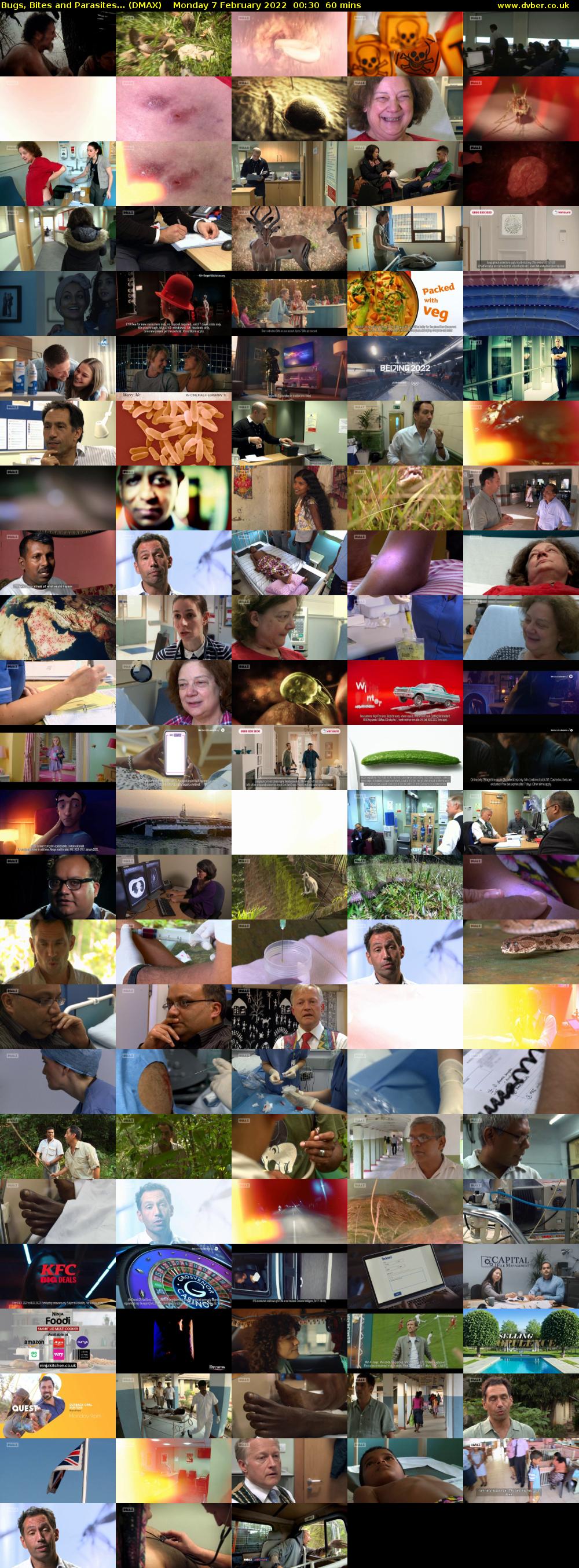 Bugs, Bites and Parasites... (DMAX) Monday 7 February 2022 00:30 - 01:30