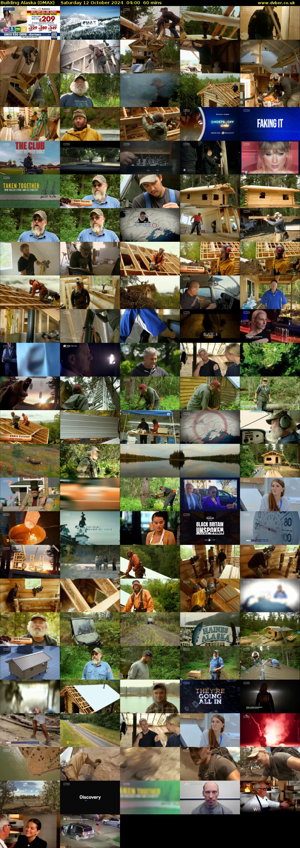 Building Alaska (DMAX) Saturday 12 October 2024 04:00 - 05:00
