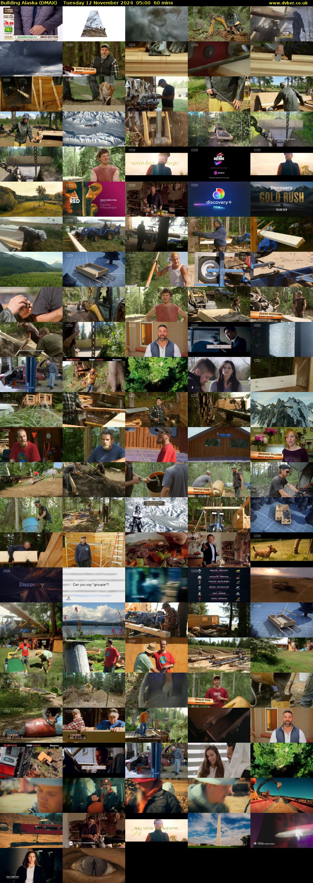 Building Alaska (DMAX) Tuesday 12 November 2024 05:00 - 06:00
