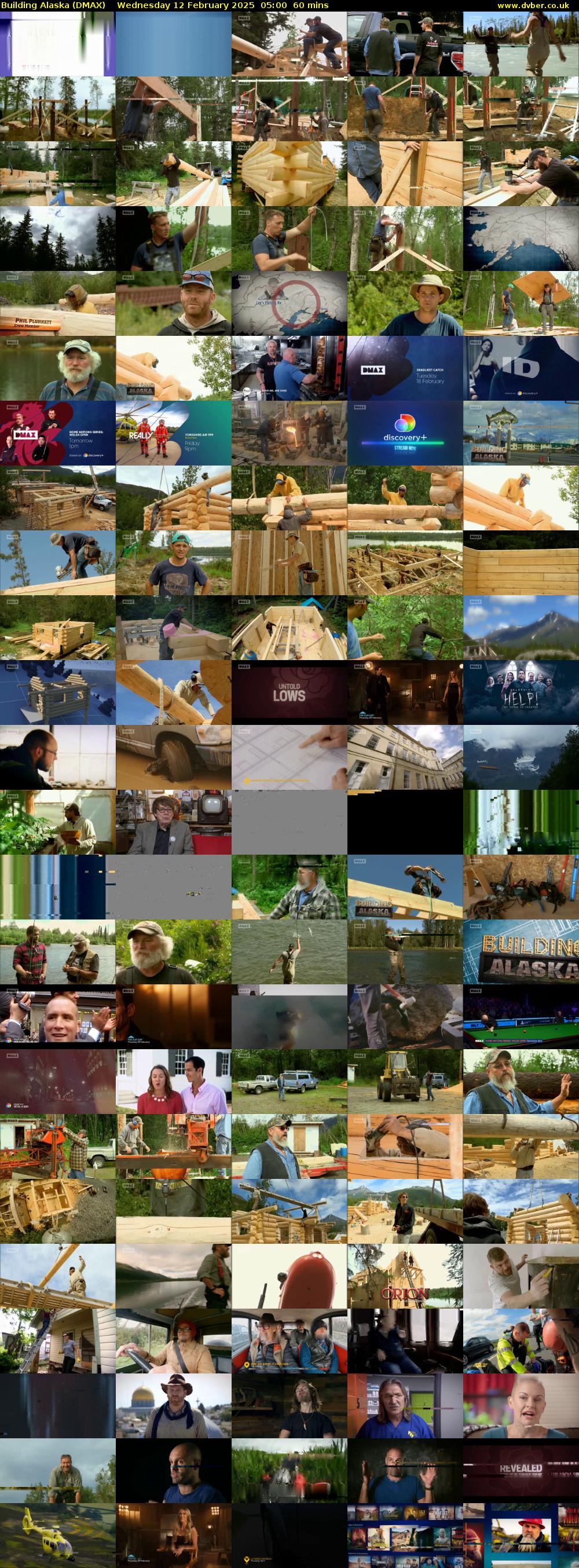 Building Alaska (DMAX) Wednesday 12 February 2025 05:00 - 06:00