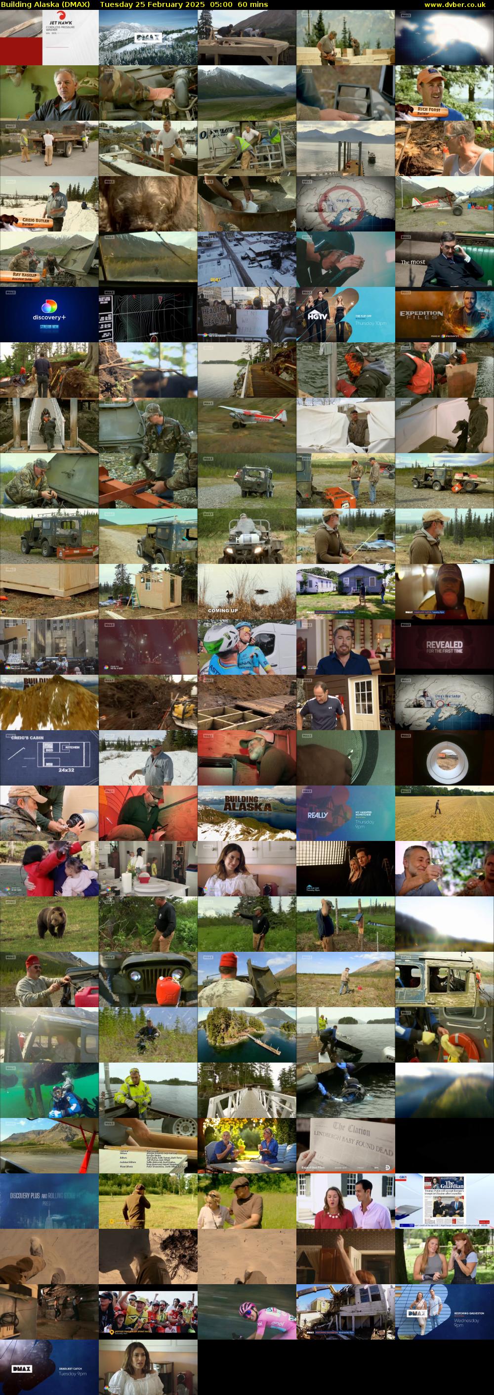 Building Alaska (DMAX) Tuesday 25 February 2025 05:00 - 06:00