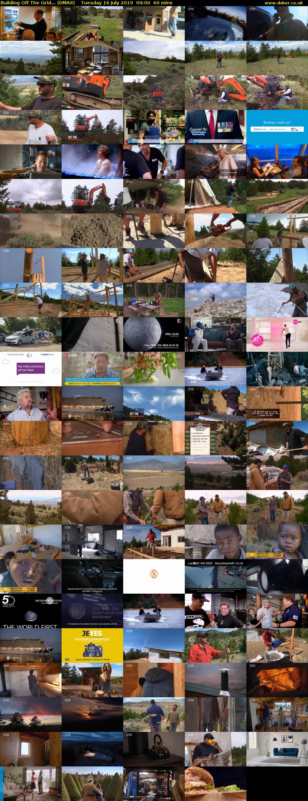 Building Off The Grid... (DMAX) Tuesday 16 July 2019 09:00 - 10:00