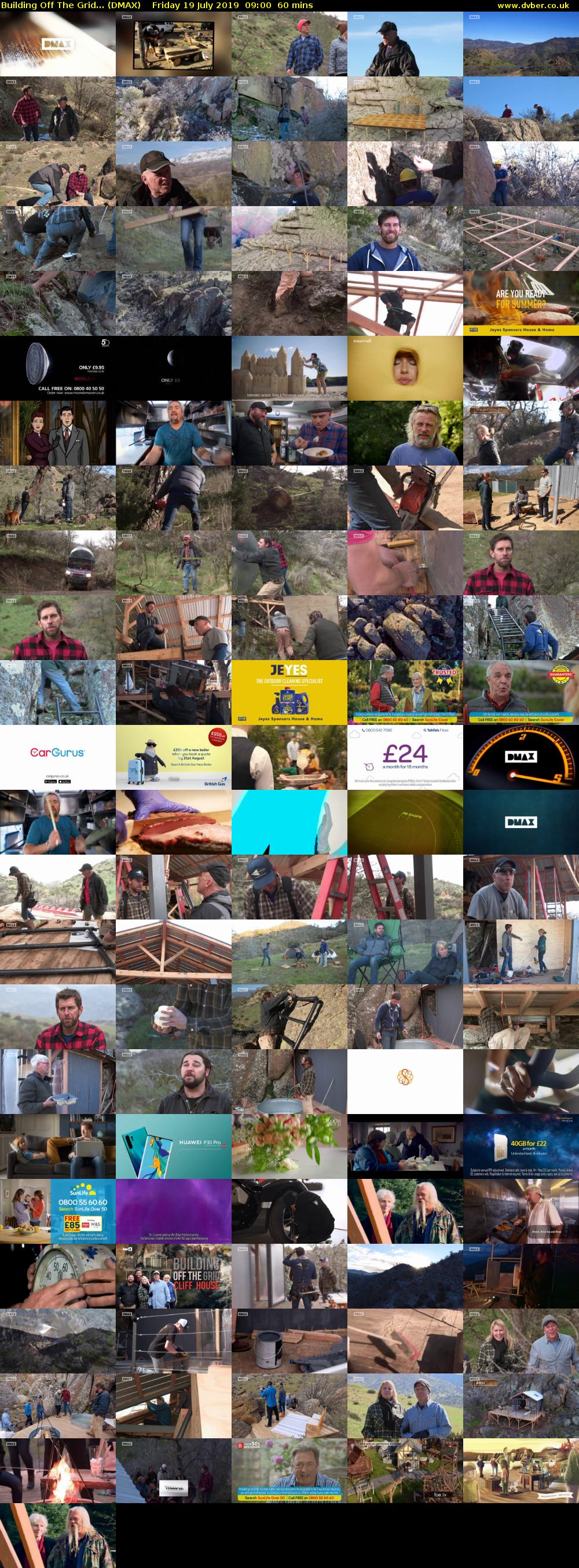 Building Off The Grid... (DMAX) Friday 19 July 2019 09:00 - 10:00