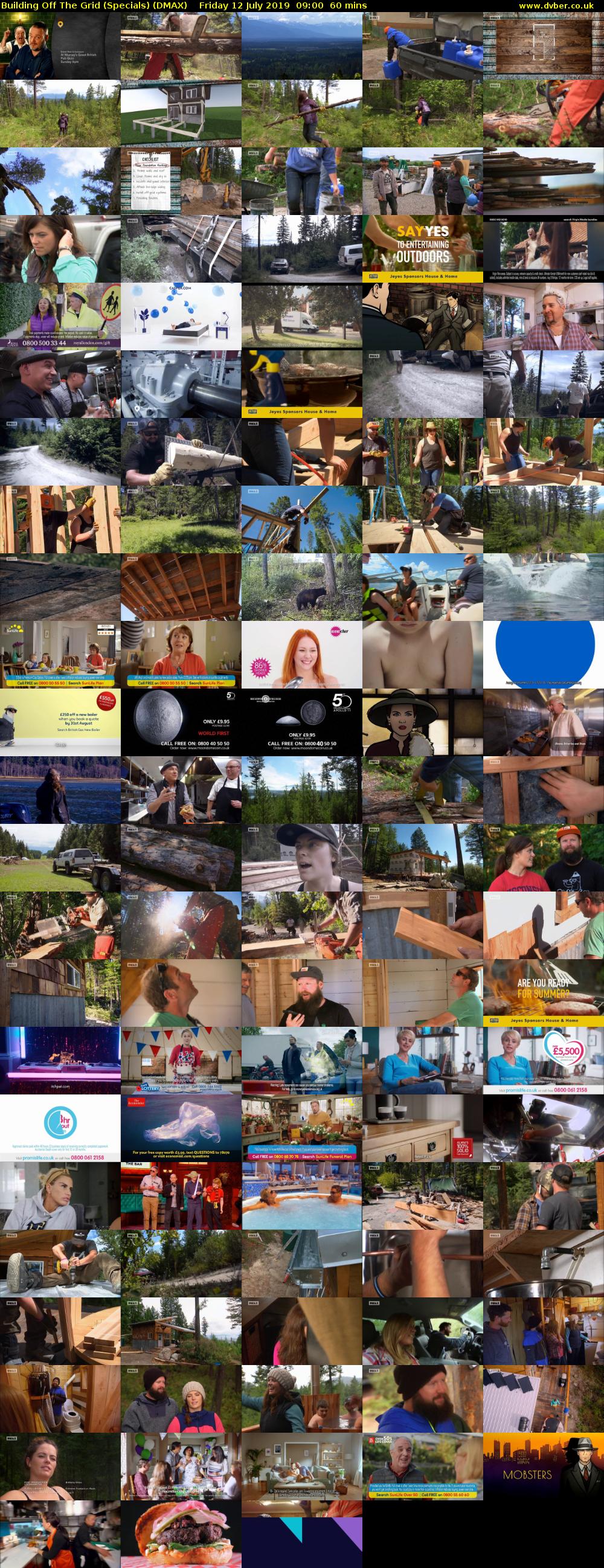Building Off The Grid (Specials) (DMAX) Friday 12 July 2019 09:00 - 10:00