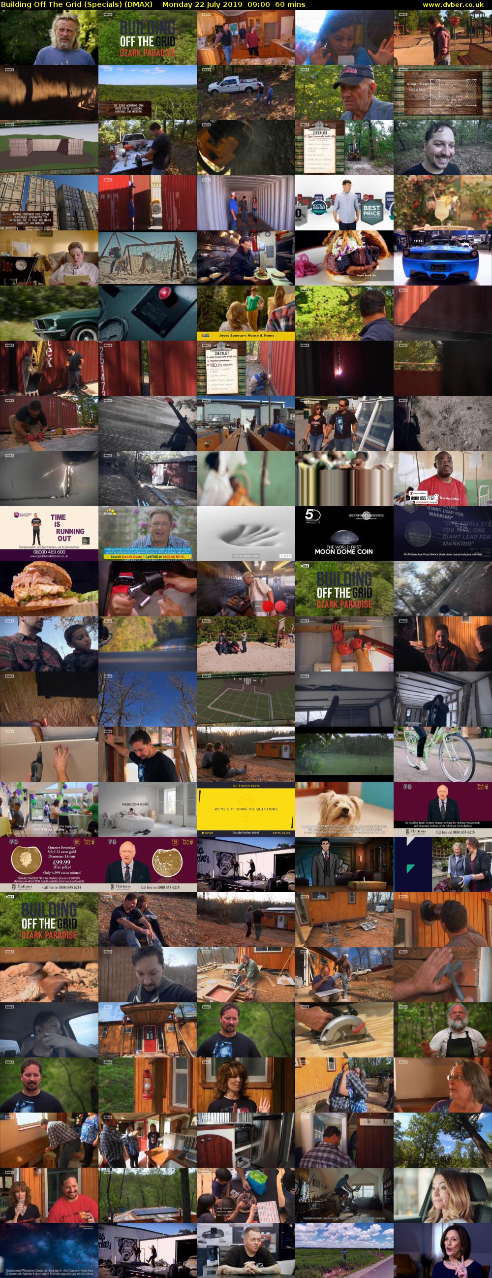 Building Off The Grid (Specials) (DMAX) Monday 22 July 2019 09:00 - 10:00