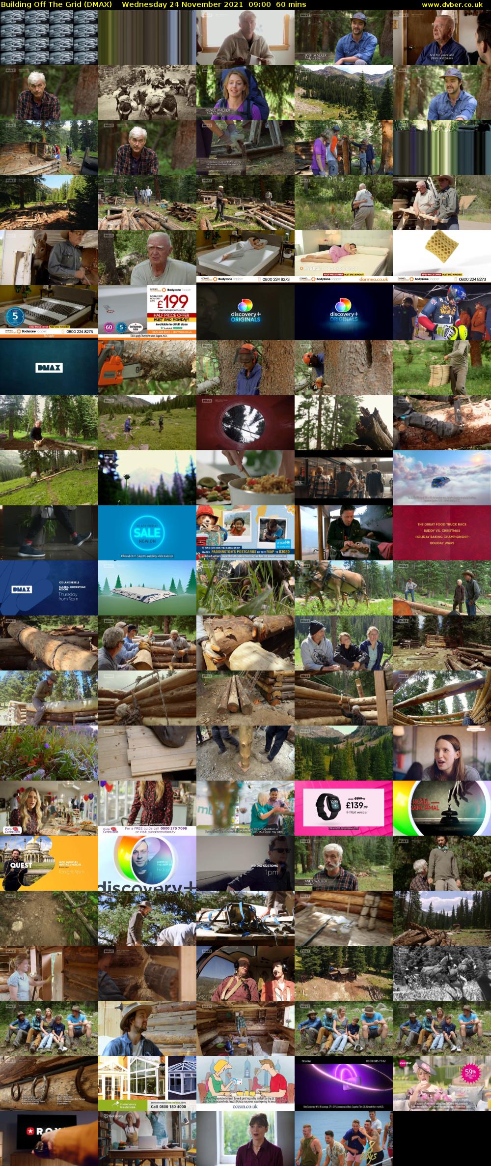 Building Off The Grid (DMAX) Wednesday 24 November 2021 09:00 - 10:00