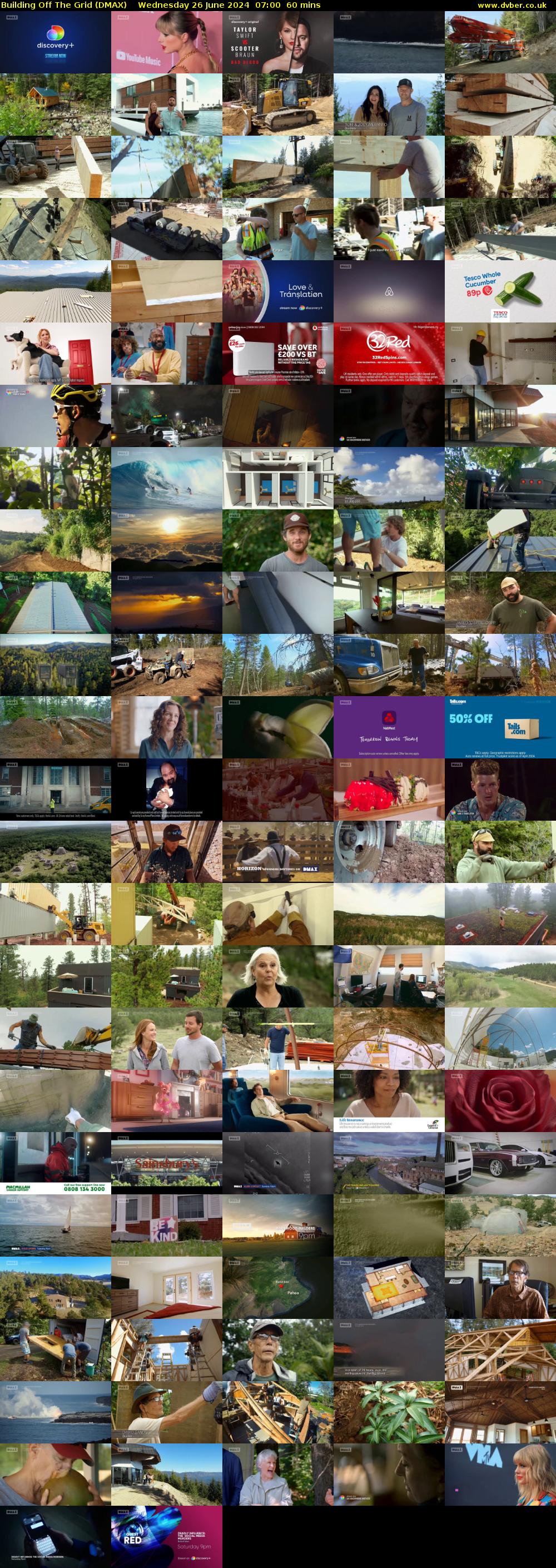 Building Off The Grid (DMAX) Wednesday 26 June 2024 07:00 - 08:00