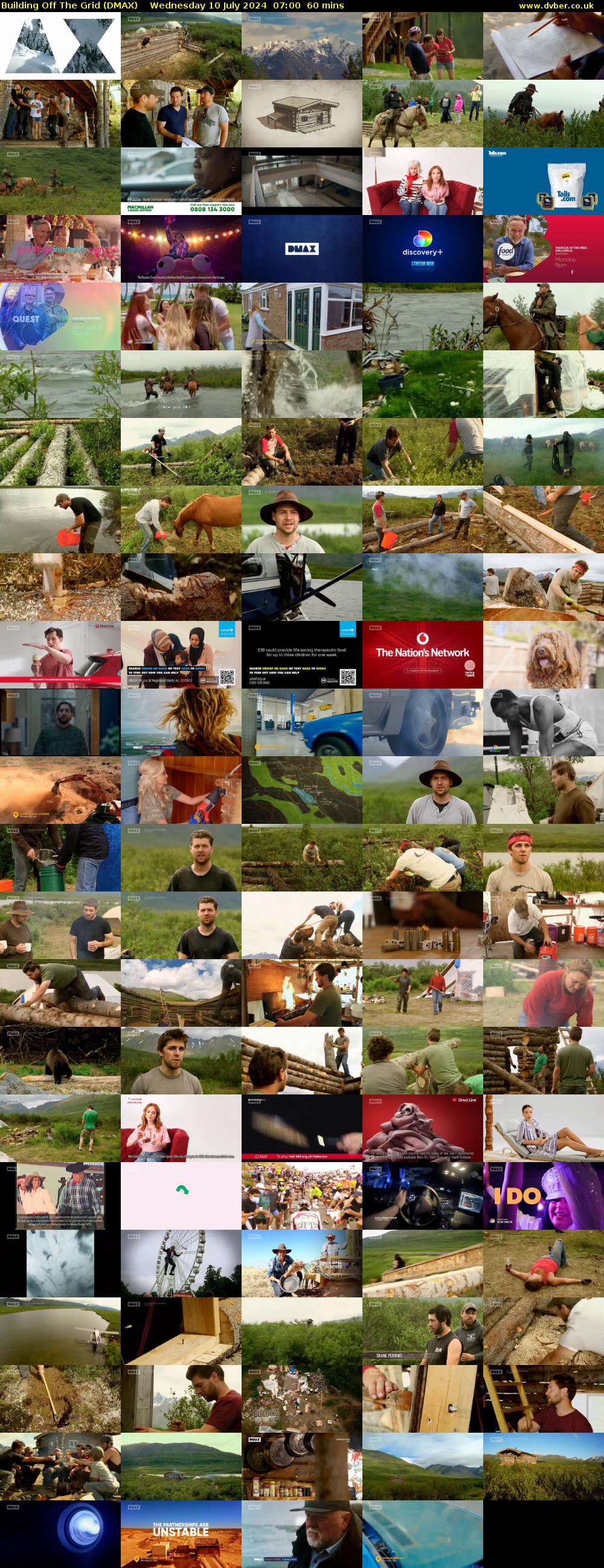 Building Off The Grid (DMAX) Wednesday 10 July 2024 07:00 - 08:00
