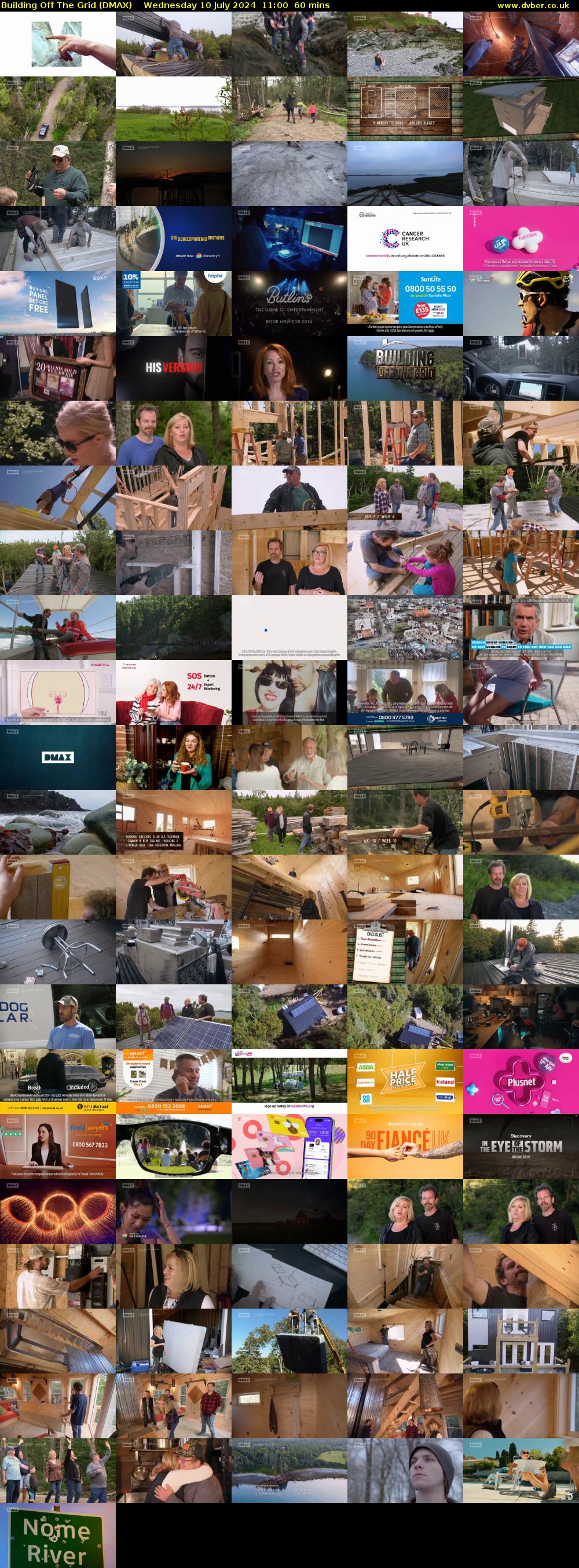 Building Off The Grid (DMAX) Wednesday 10 July 2024 11:00 - 12:00