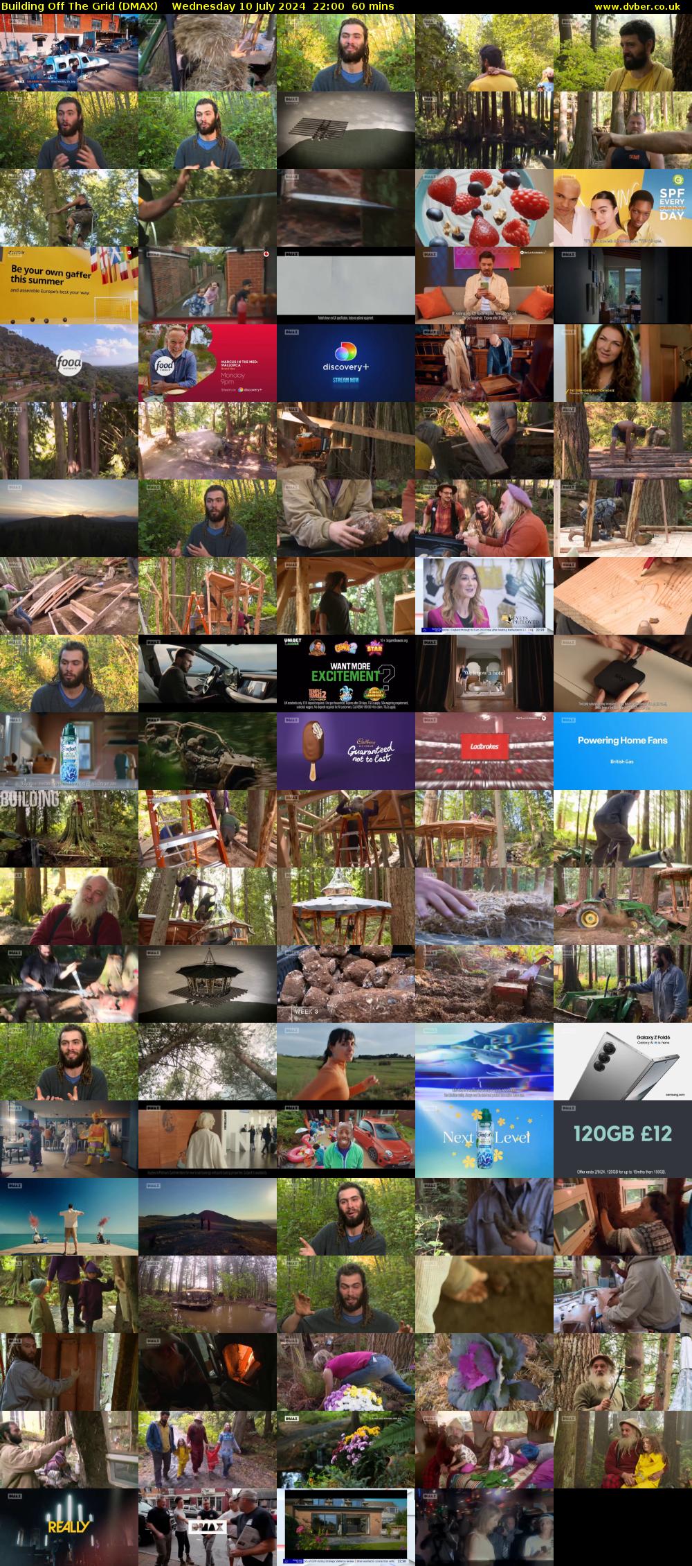Building Off The Grid (DMAX) Wednesday 10 July 2024 22:00 - 23:00