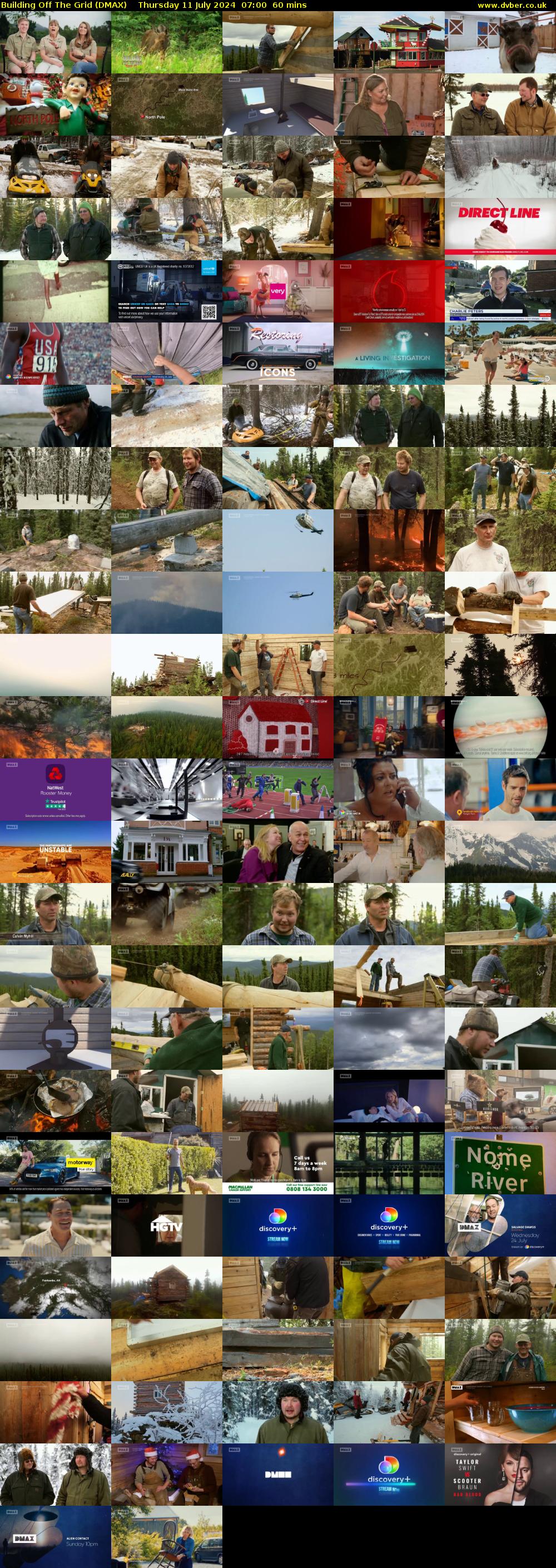 Building Off The Grid (DMAX) Thursday 11 July 2024 07:00 - 08:00