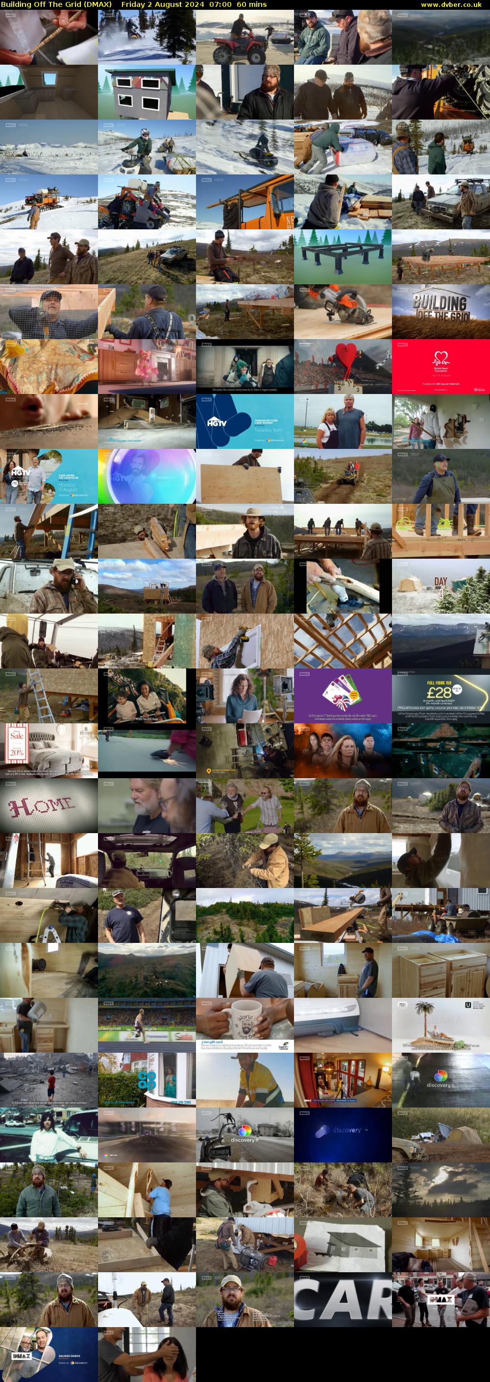 Building Off The Grid (DMAX) Friday 2 August 2024 07:00 - 08:00