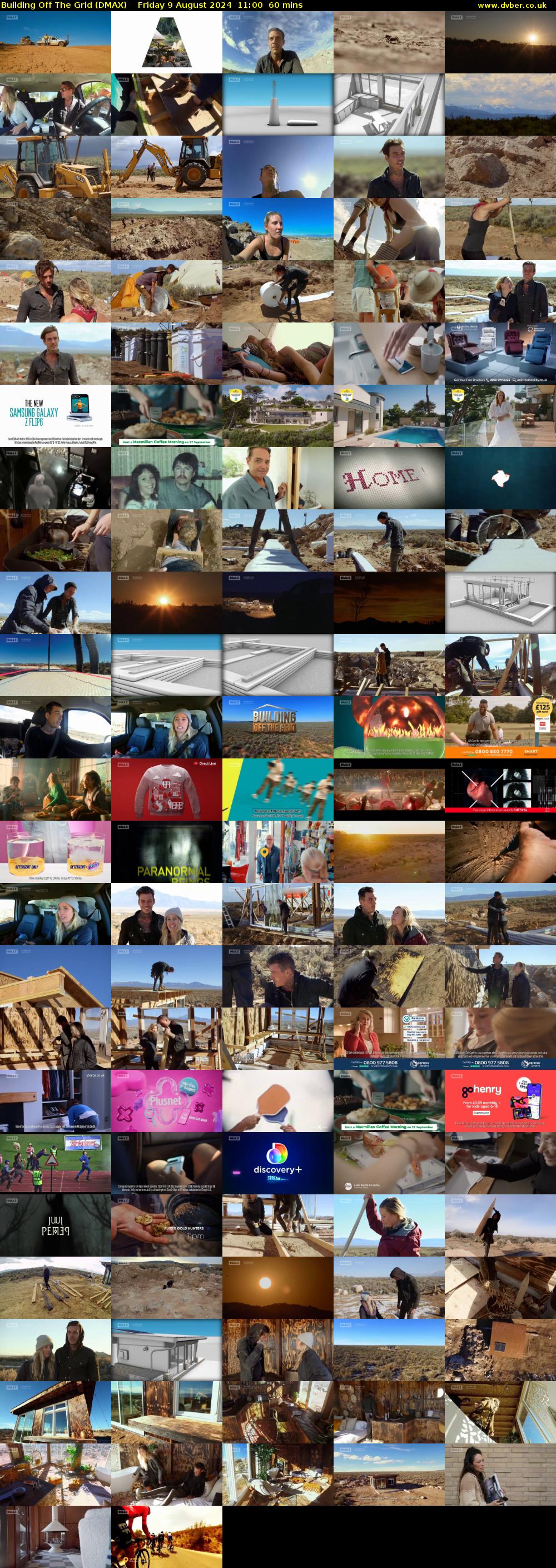Building Off The Grid (DMAX) Friday 9 August 2024 11:00 - 12:00