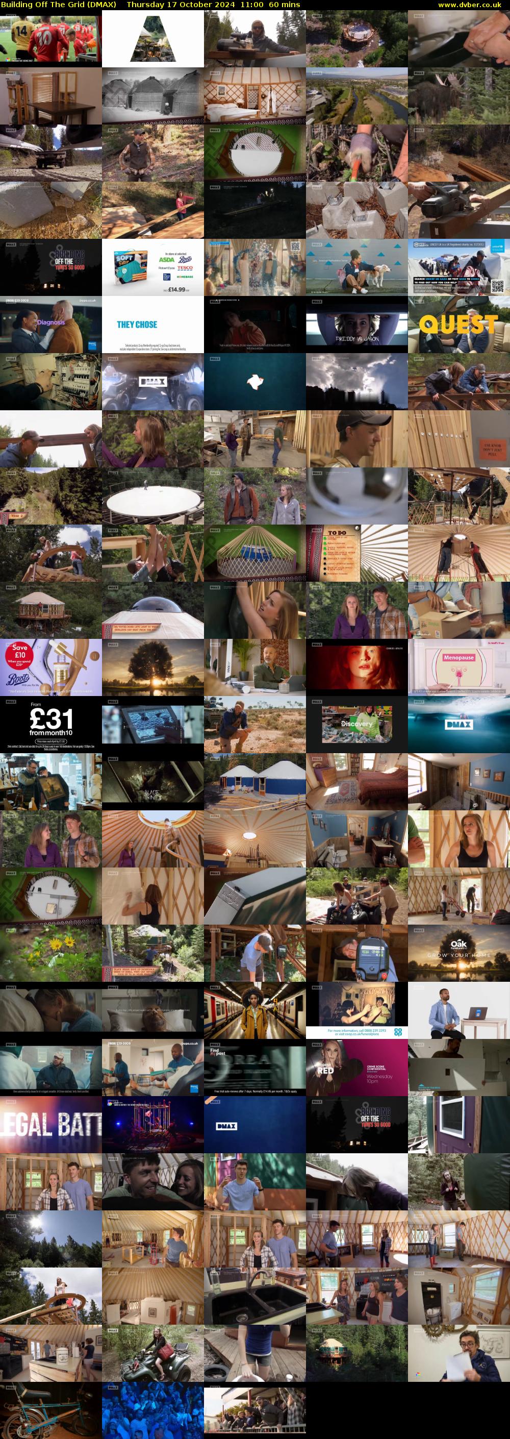 Building Off The Grid (DMAX) Thursday 17 October 2024 11:00 - 12:00