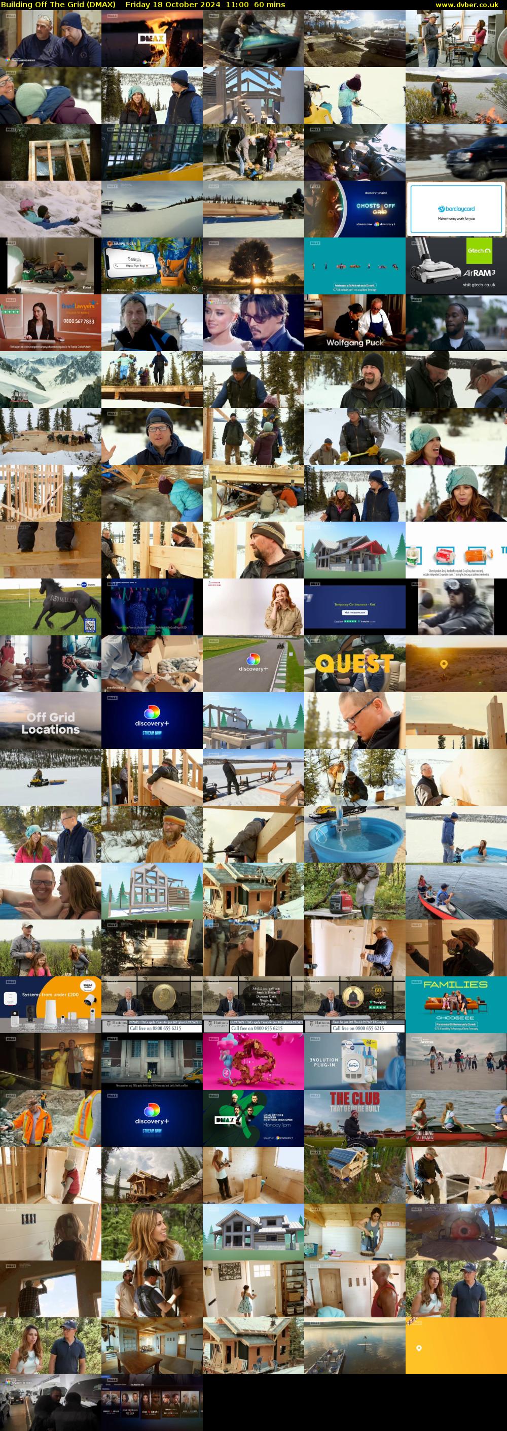 Building Off The Grid (DMAX) Friday 18 October 2024 11:00 - 12:00
