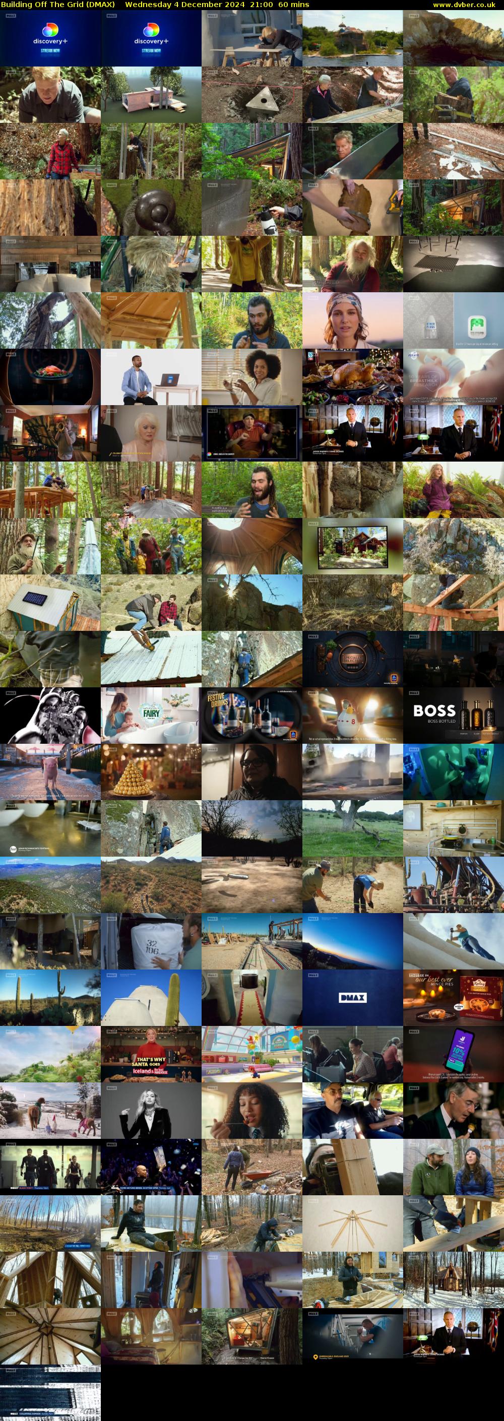 Building Off The Grid (DMAX) Wednesday 4 December 2024 21:00 - 22:00
