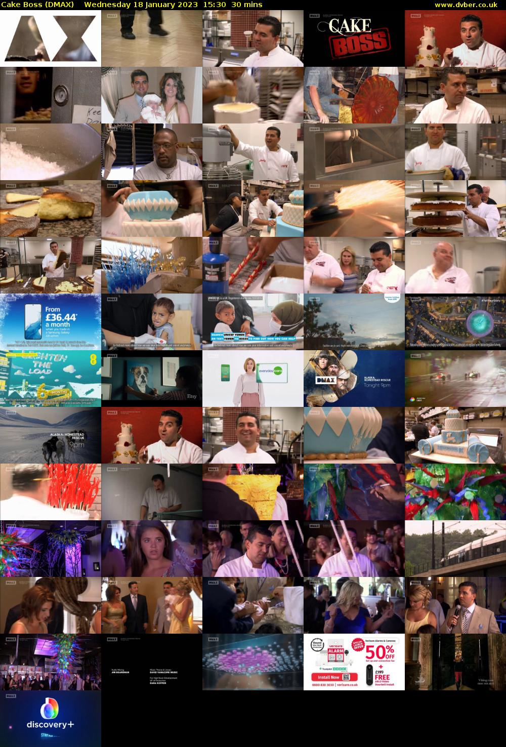 Cake Boss (DMAX) Wednesday 18 January 2023 15:30 - 16:00