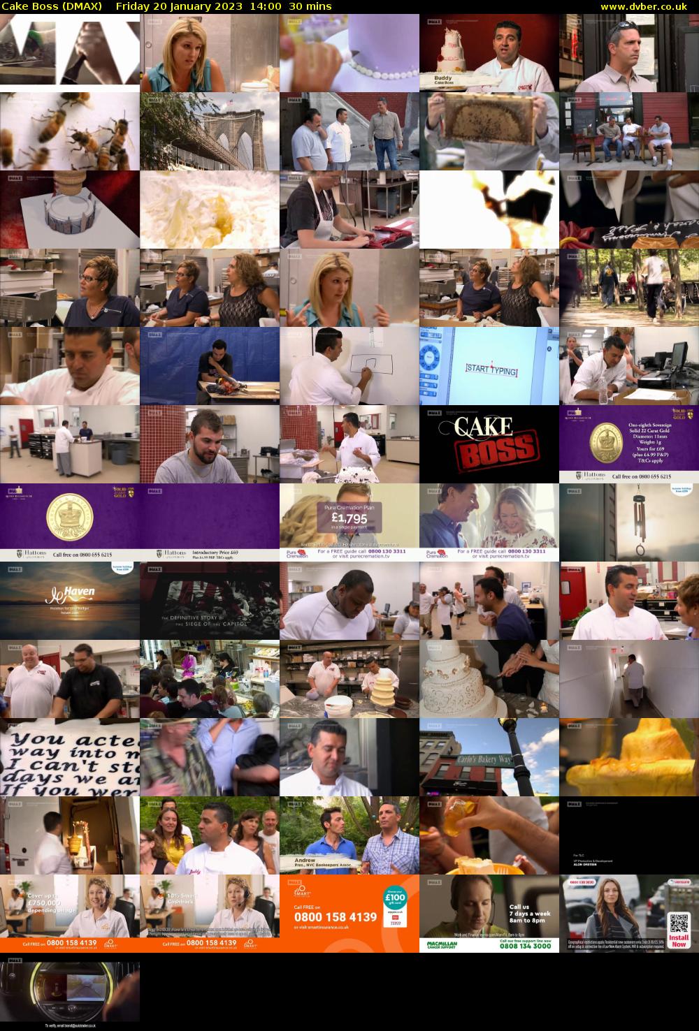 Cake Boss (DMAX) Friday 20 January 2023 14:00 - 14:30