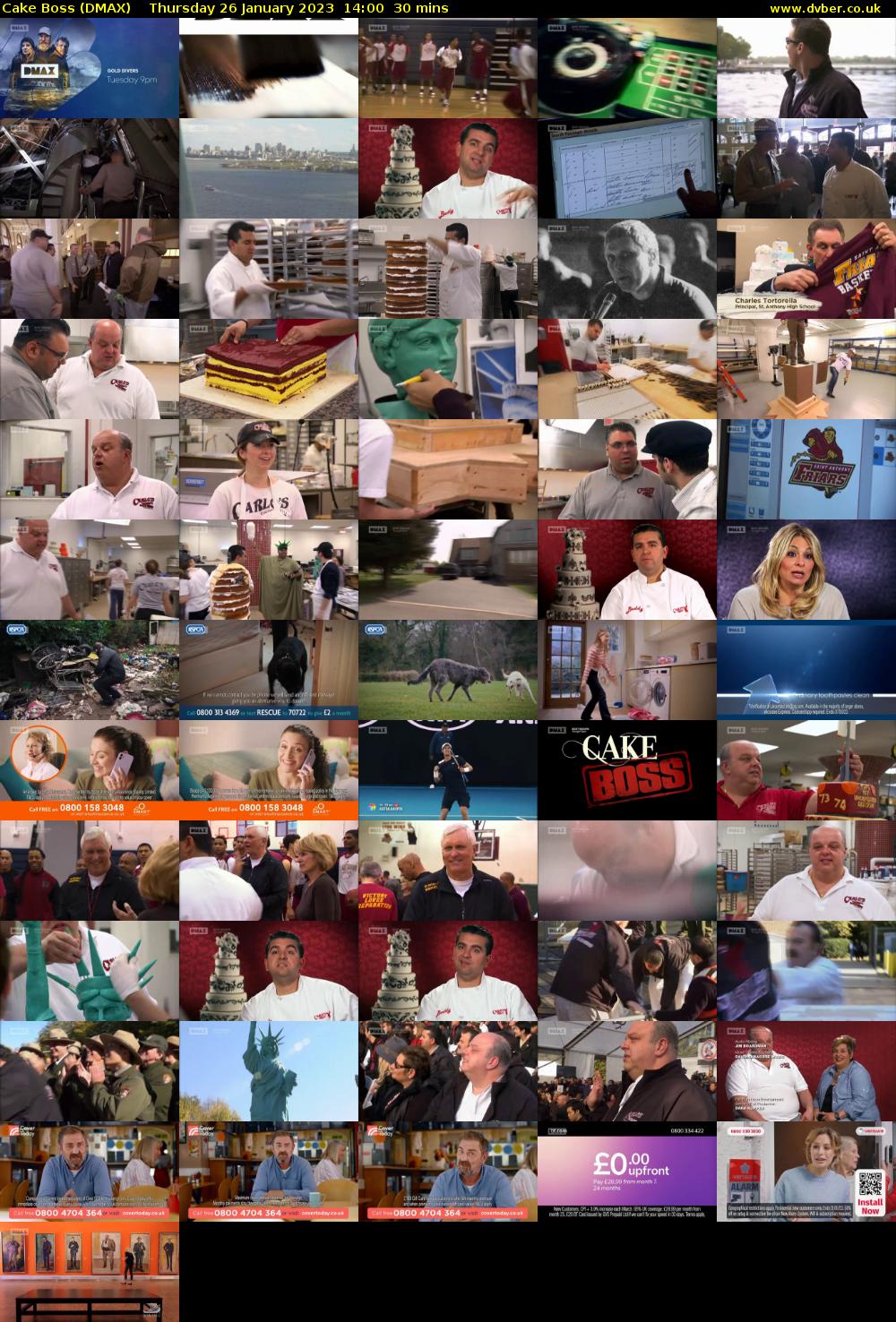 Cake Boss (DMAX) Thursday 26 January 2023 14:00 - 14:30
