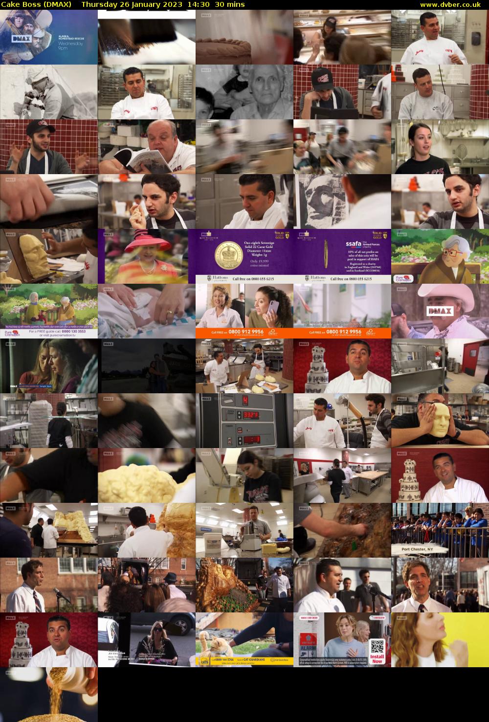 Cake Boss (DMAX) Thursday 26 January 2023 14:30 - 15:00