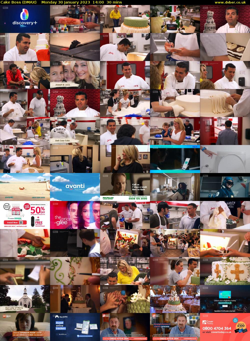 Cake Boss (DMAX) Monday 30 January 2023 14:00 - 14:30