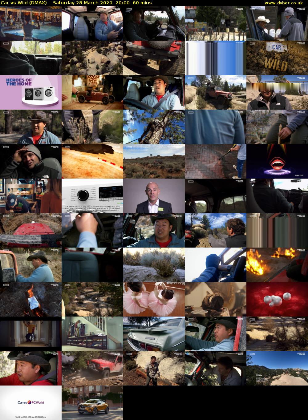 Car vs Wild (DMAX) Saturday 28 March 2020 20:00 - 21:00